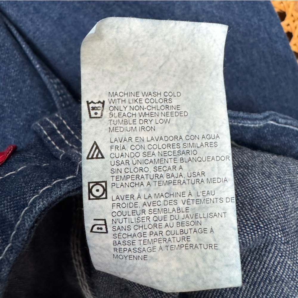 Dickies Denim Carpenter Overalls 40W 30L - Picture 11 of 11
